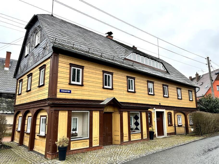Rustikales Studio-Apartment Blockstube Im Haus Selma Гросшёнау Экстерьер фото