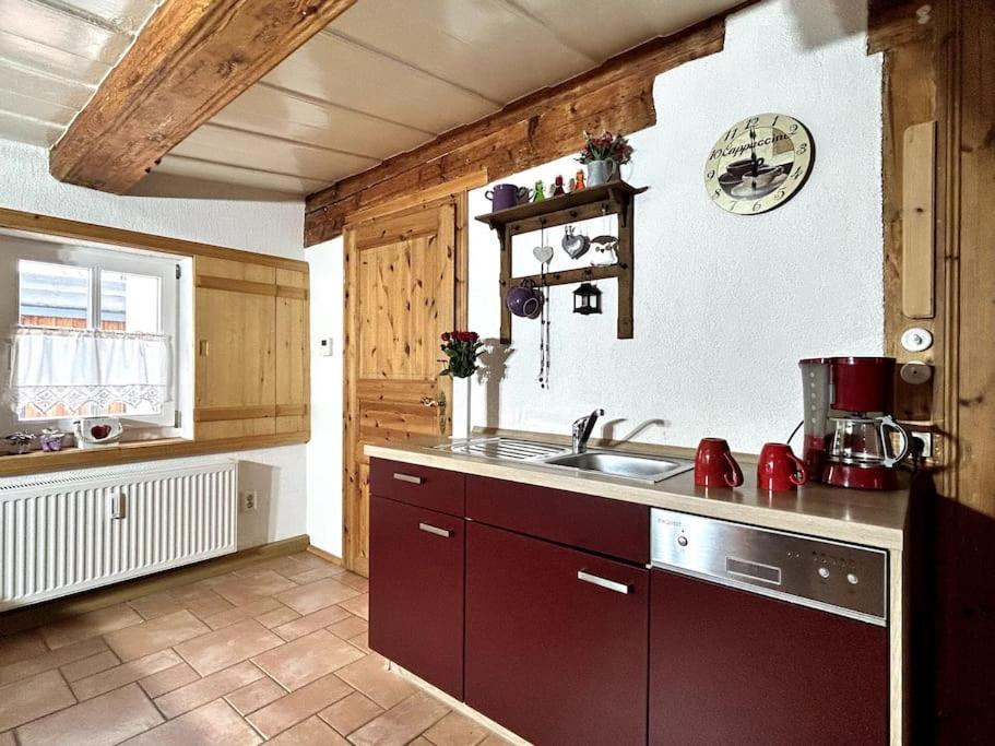 Rustikales Studio-Apartment Blockstube Im Haus Selma Гросшёнау Экстерьер фото