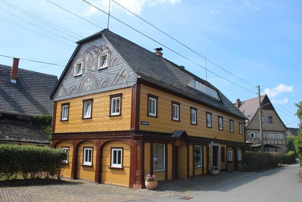 Rustikales Studio-Apartment Blockstube Im Haus Selma Гросшёнау Экстерьер фото